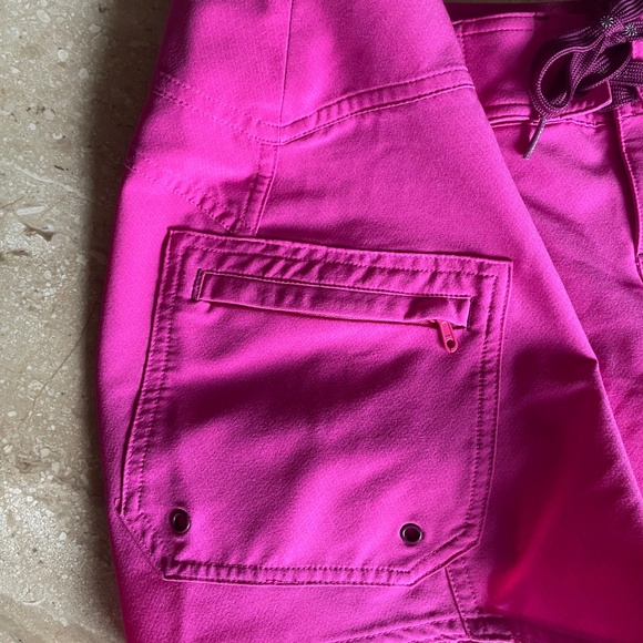 ATHLETA WOMENS BOARD SHORTS Swimsuit Pink / Purple SIZE 0 - Picture 5 of 6